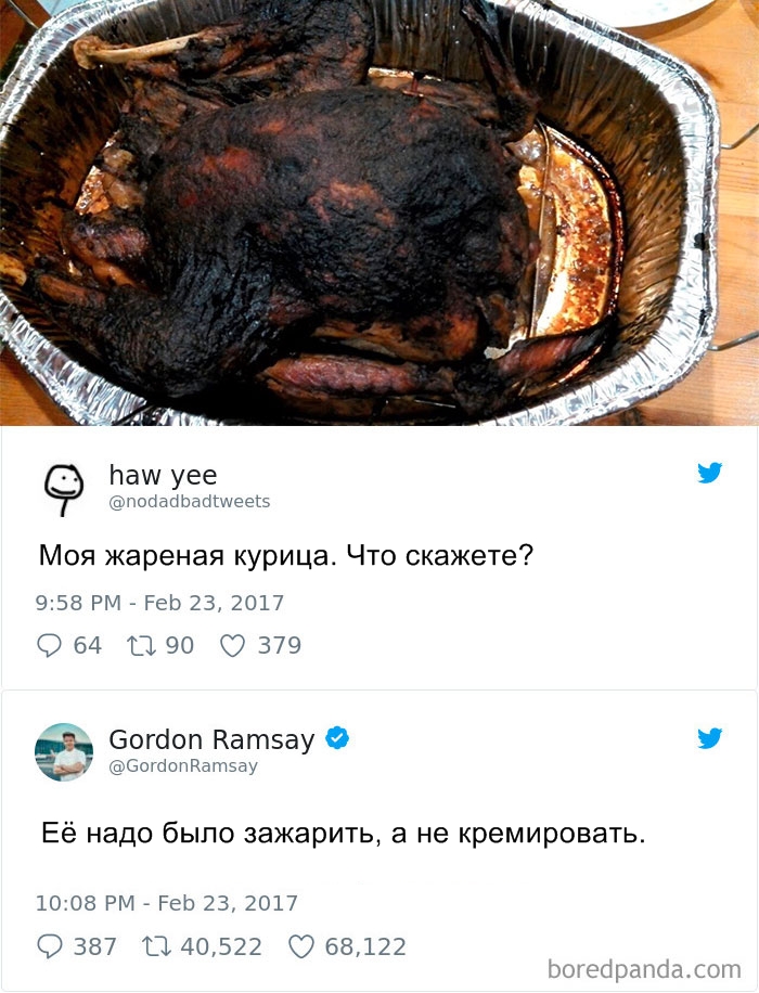 21 раз, когда кто-то спросил мнение Гордона Рамзи о своем блюде — и тут же пожалел об этом Повезло... почти никому...